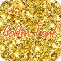 Golden Font for FlipFont,Cool Fonts Text Free