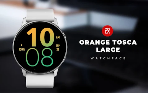 Orange Tosca Large Watch Face