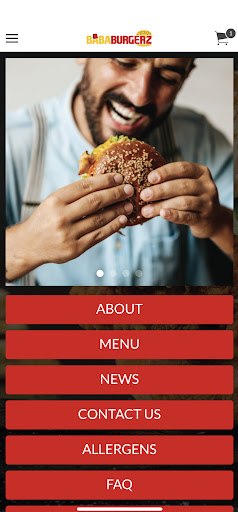 Android application Baba Burgerz screenshort