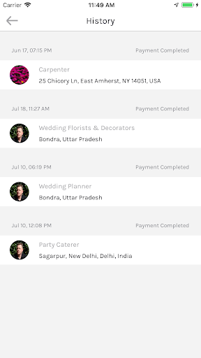 OnDemand Partner App Screen 3