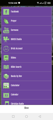 BRICK CHURCH App Screen 2