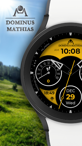 Android application DM | 009 Analog Watch Face screenshort