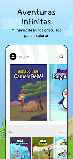 Visualização do aplicativo