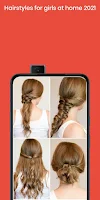 Hairstyles for girls at home 2021 APK Gambar Screenshot #3