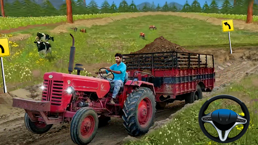 Real Tractor Trolley Farming Simulation Game 1