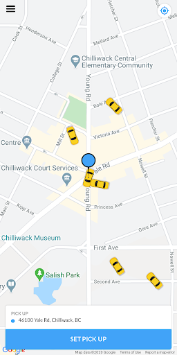 Chilliwack Taxi Screen 2