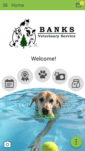 Android application Banks Veterinary Service screenshort