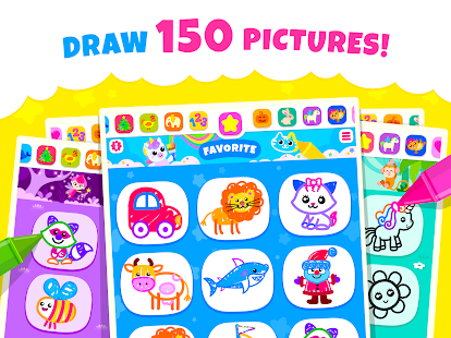 Bini Toddler Drawing Apps! Coloring Games for Kids apkdebit screenshots 17