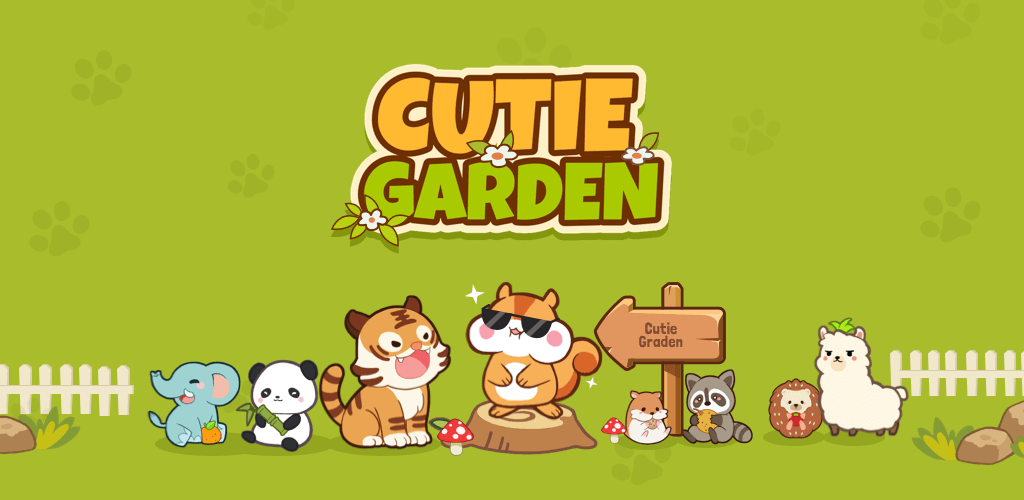 This is a garden full of cute animals.