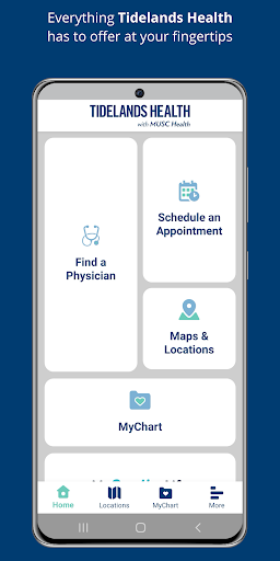 Android application My Tidelands Health screenshort
