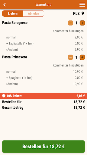 Pizza Mann Weil am Rhein Screen 2
