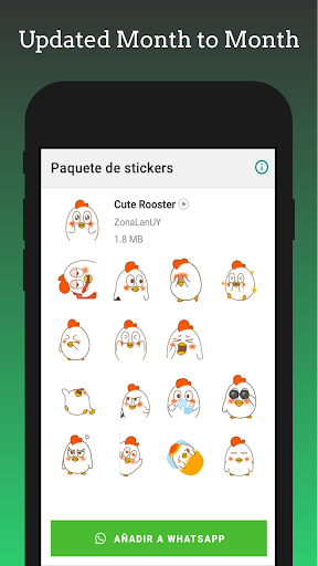 Stickers - Cute Rooster