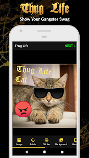 Thug Life Sticker: Pics Editor, Photo Maker, Meme Screenshot