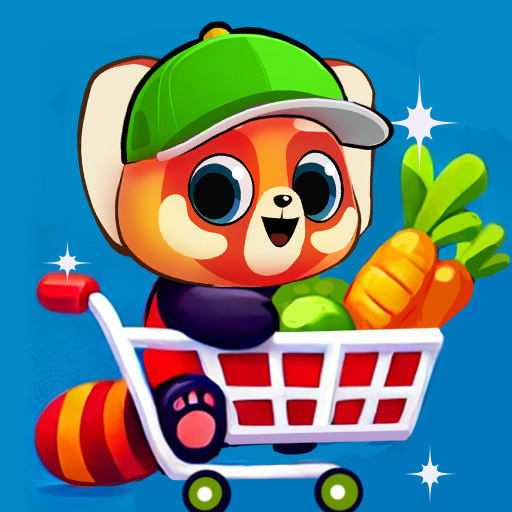 Supermarket Game for Kids 2-5. Logo