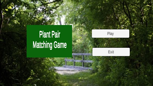 Android application Plants Pair Matching Game screenshort