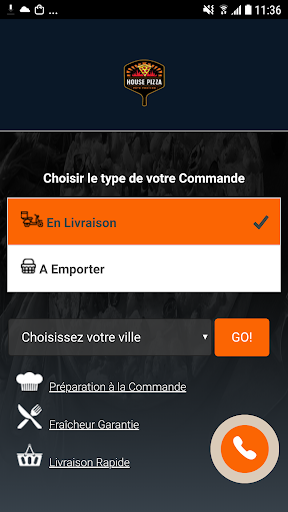 Android application House Pizza Ermont screenshort