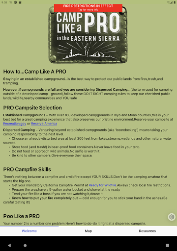 Eastern Sierra Camping Screen 3