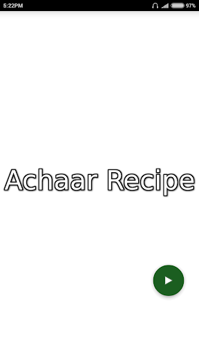 Android application Achaar Recipes screenshort
