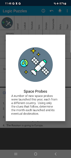 Logic Grid Puzzles screenshot