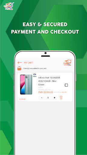 AppTak Online Shopping Screen 3