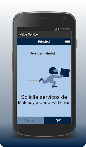 Veloz Service - Cliente Screen 2