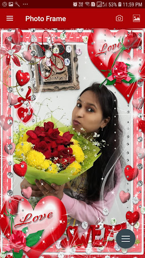 Android application Romantic Photo Frame screenshort