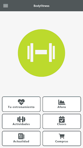 Android application Bodyfitness Leganés screenshort