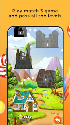 Android application Fruit Candy Splash screenshort