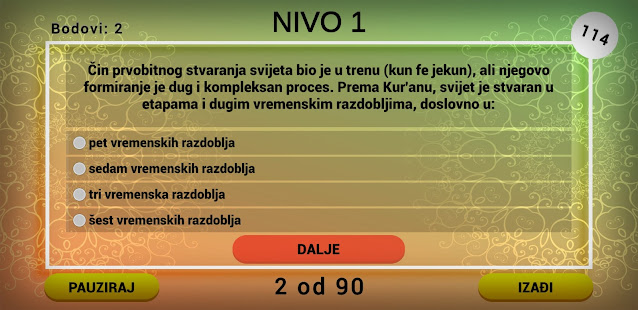 Islamski kviz 1.2 APK screenshots 11