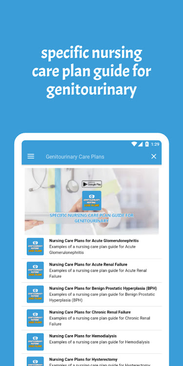 Genitourinary Nursing Careplan - 2.5 - (Android)