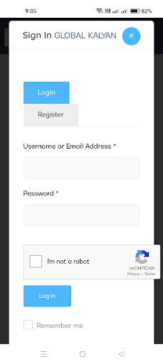Global Kalyan Portal Screen 2