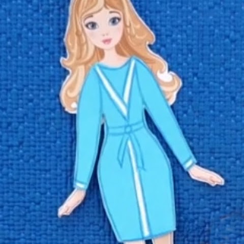 紙人形のドレスの作り方のおすすめ画像2
