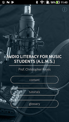 Android application A.L.M.S screenshort