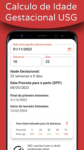 CalcGest - Idade Gestacional Screen 3