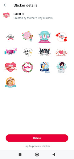 Mothers Day Stickers Screen 3
