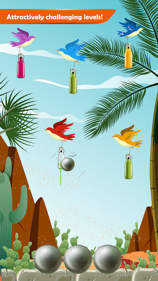 #4. Hit Bottle Knock Down Game (Android) By: Idrak Games