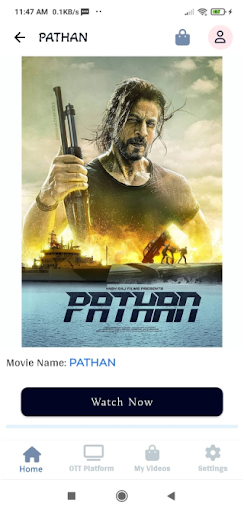 Android application Cinewebby screenshort