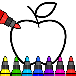 Значок приложения "Раскраски: Рисовалки для детей"