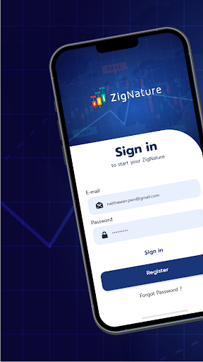 Zignature Forex Signal Trader Screen 3