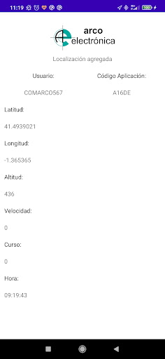 ArcoTrack Screen 2