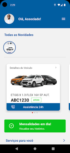 Android application AKI-Prev Associados screenshort