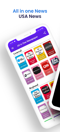 Android application USA News screenshort