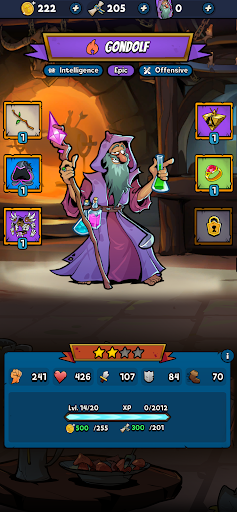 Mobile Dungeon: RPG Crawler Captura de Pantalla del Juego Android 1