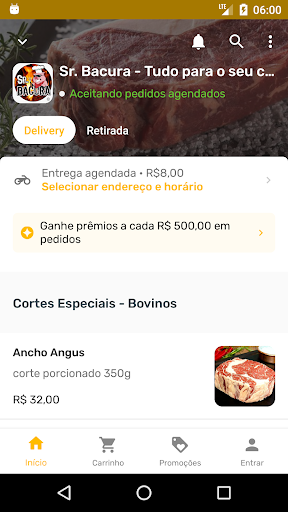 Android application Sr. Bacura screenshort