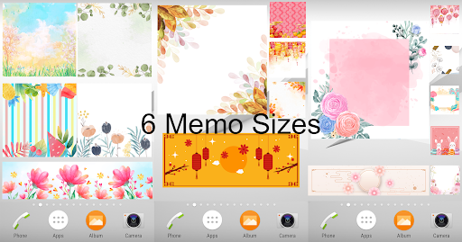Sticky Memo Notepad Seasons Screen 2