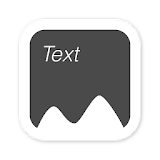 Photext-easy mix txt and photo icon