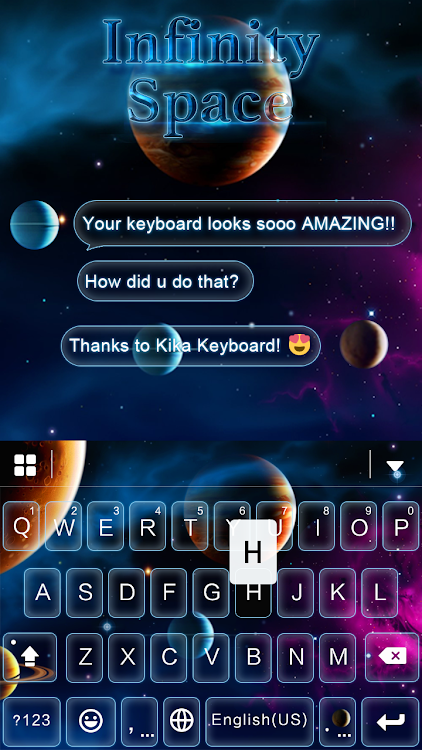 Infinity Space Keyboard Theme - 6.0 - (Android)