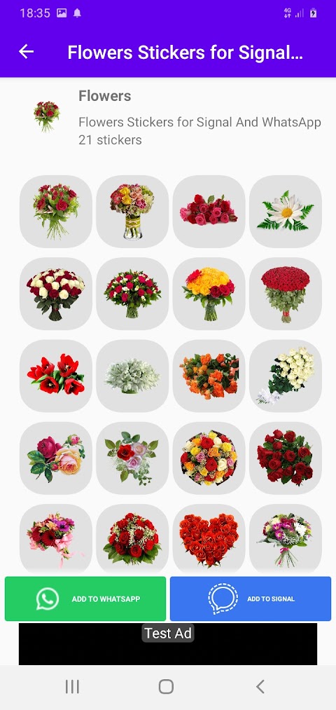 Flowers Stickers for Signal  And WhatsAppのおすすめ画像4
