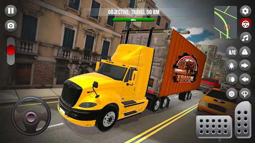 Truck Simulator games- Wheel Screen 3