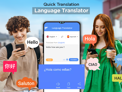 Android application All Language Voice Translator screenshort